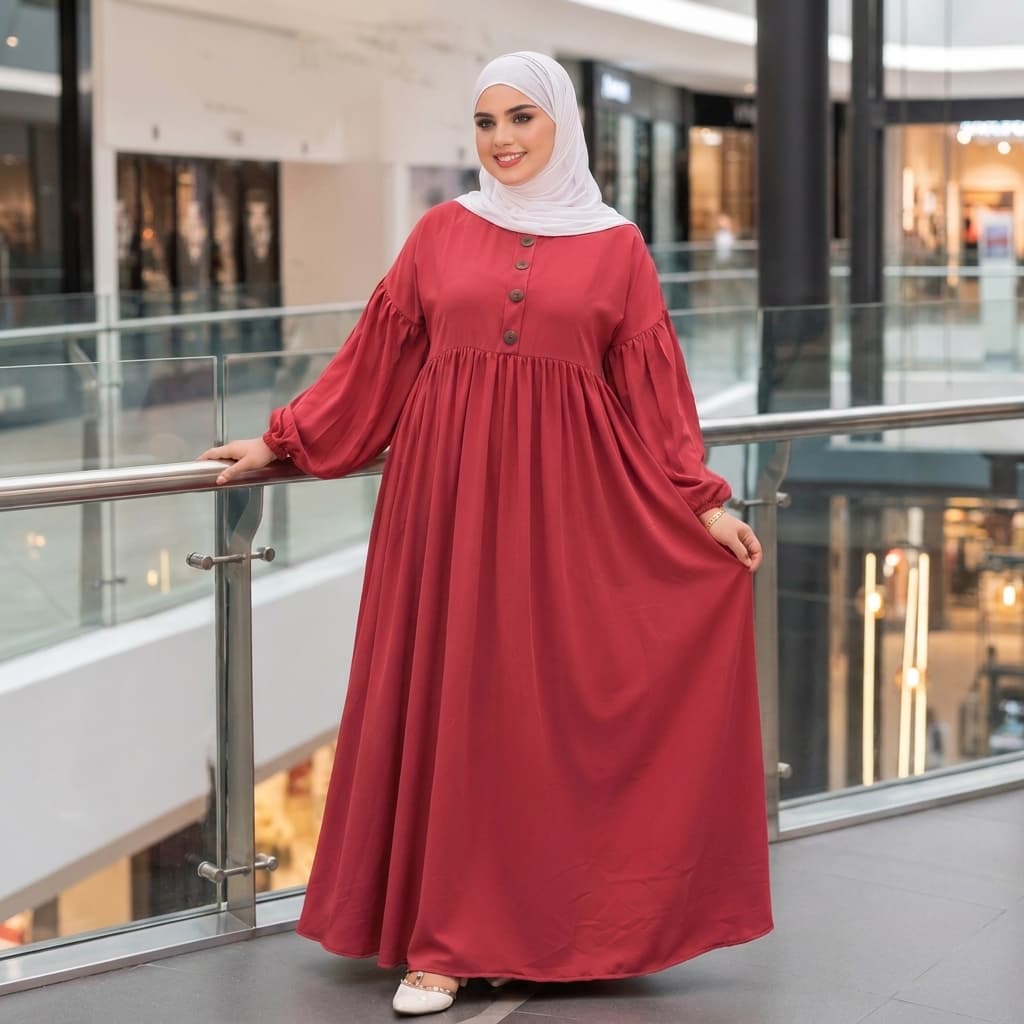 Abaya Ennavia Chic 2026 – Élégance Intemporelle pour Toutes les Occasions - Détail 1